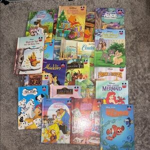 Disney Wonderful World Of Reading Hard Back Books